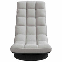 Sedia da Terra Girevole Grigio Nuvola 70x51x79 cm in Tessuto