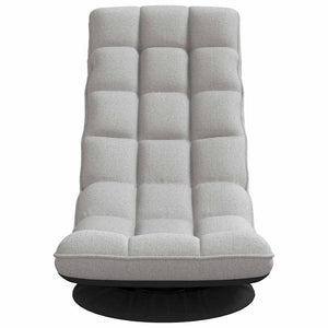 Sedia da Terra Girevole Grigio Nuvola 70x51x79 cm in Tessuto