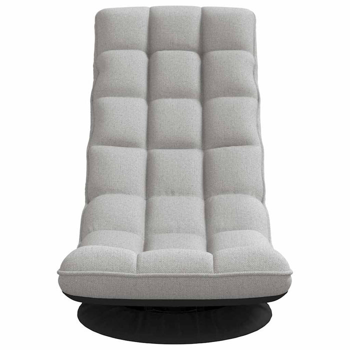 Sedia da Terra Girevole Grigio Nuvola 70x51x79 cm in Tessuto