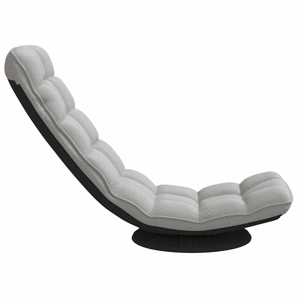 Sedia da Terra Girevole Grigio Nuvola 70x51x79 cm in Tessuto