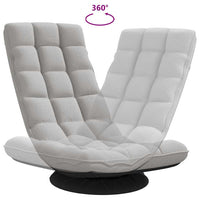 Sedia da Terra Girevole Grigio Nuvola 70x51x79 cm in Tessuto