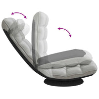 Sedia da Terra Girevole Grigio Nuvola 70x51x79 cm in Tessuto