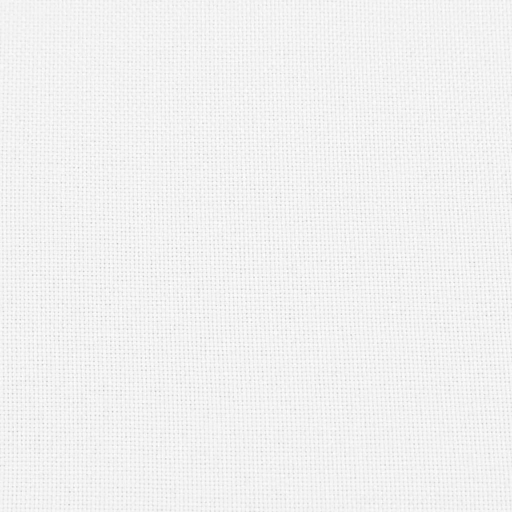 vidaXL Sedia da Terra Pieghevole Bianco 71x51x62 cm in Tessuto