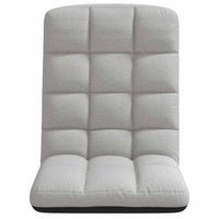 Sedia da Terra Pieghevole Grigio Nuvola 71x51x62 cm in Tessuto