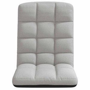 Sedia da Terra Pieghevole Grigio Nuvola 71x51x62 cm in Tessuto