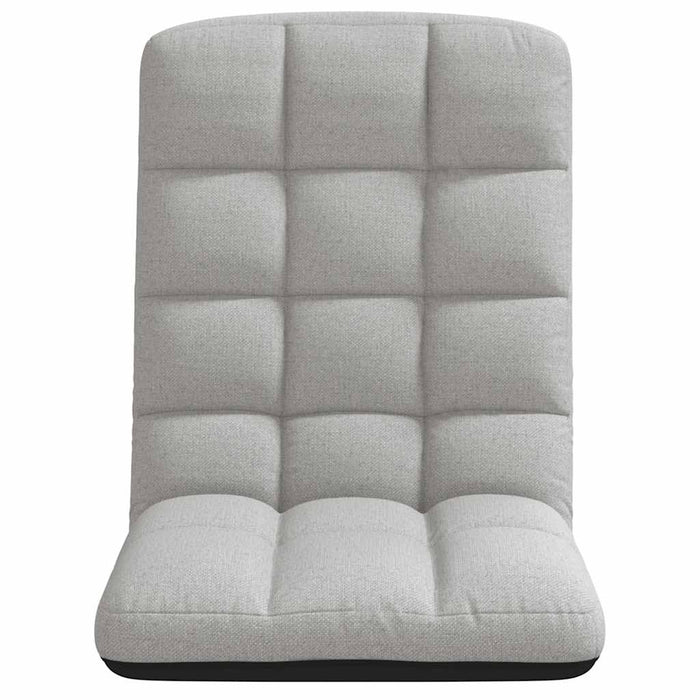 Sedia da Terra Pieghevole Grigio Nuvola 71x51x62 cm in Tessuto