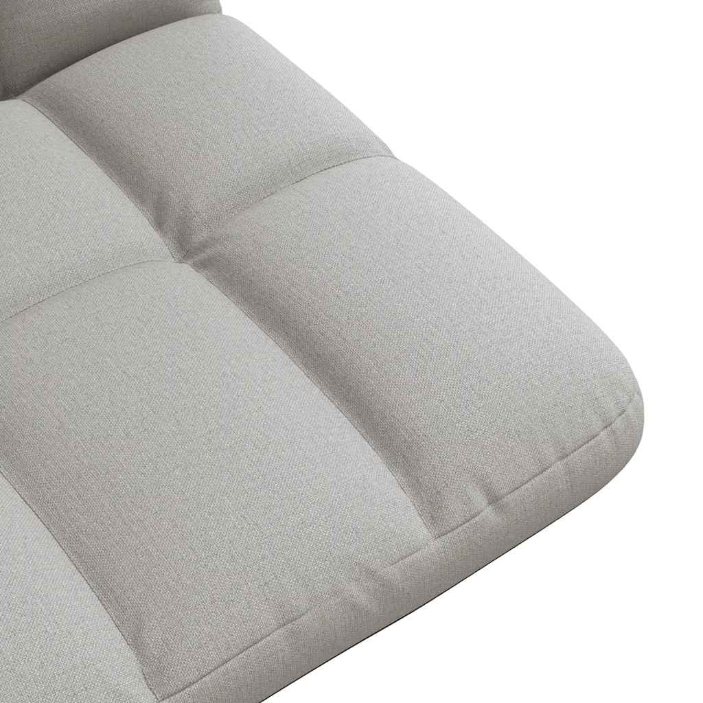 Sedia da Terra Pieghevole Grigio Nuvola 71x51x62 cm in Tessuto