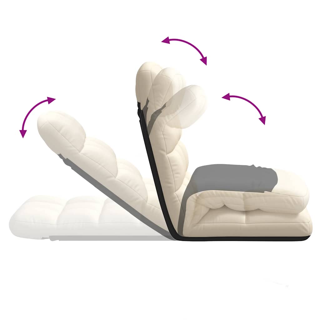 Sedia da Terra Pieghevole in Lino 71x51x62 cm 4019745