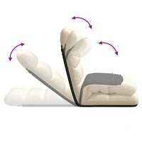 Sedia da Terra Pieghevole in Lino 71x51x62 cm 4019745