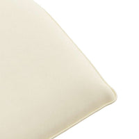 Lettino Pieghevole Crema 175x54x8,5 cm in Tessuto Oxford 4019748