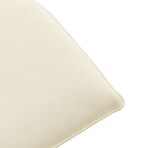 Lettino Pieghevole Crema 175x54x8,5 cm in Tessuto Oxford 4019748