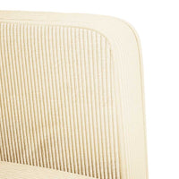 Divano Sedia con Braccioli Crema 54 cm Tessuto a Coste