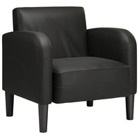 Divano Sedia con Braccioli Nero 54 cm in Similpelle 4100529