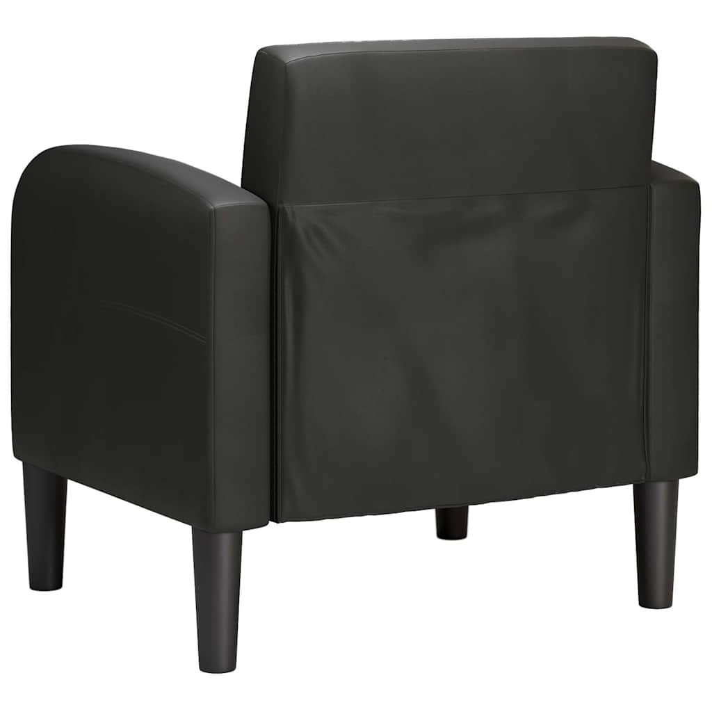 Divano Sedia con Braccioli Nero 54 cm in Similpelle 4100529