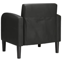 Divano Sedia con Braccioli Nero 54 cm in Similpelle 4100529