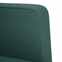 Divano Sedia con Braccioli Verde Scuro 53 cm in Tessuto 4100546