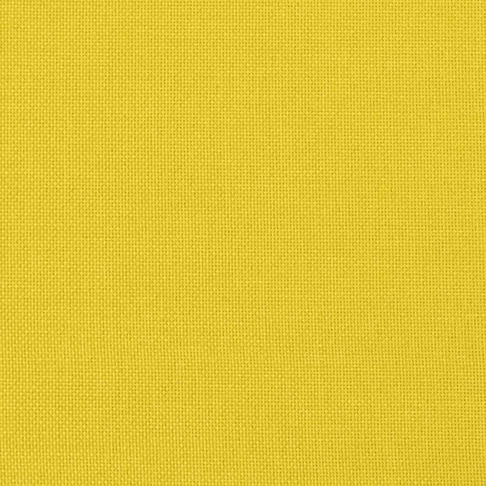 vidaXL Divano Sedia con Braccioli Giallo Chiaro 53 cm in Tessuto