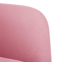 vidaXL Divano Sedia con Braccioli Rosa 54 cm in Velluto