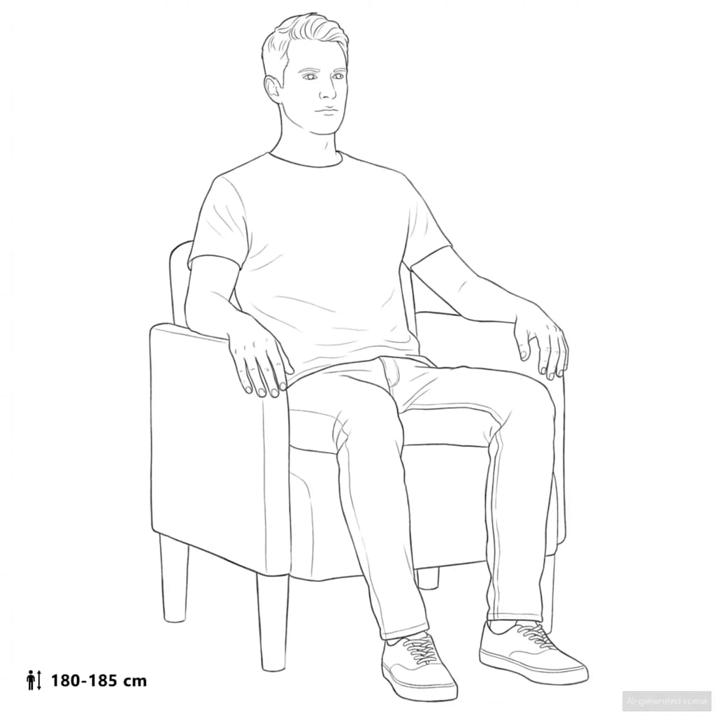 Divano Sedia con Braccioli Rosa 54 cm in Velluto 4100581