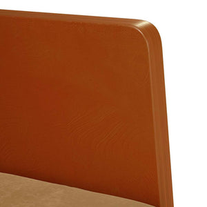 vidaXL Divano Sedia con Braccioli Marrone 55 cm in Velluto