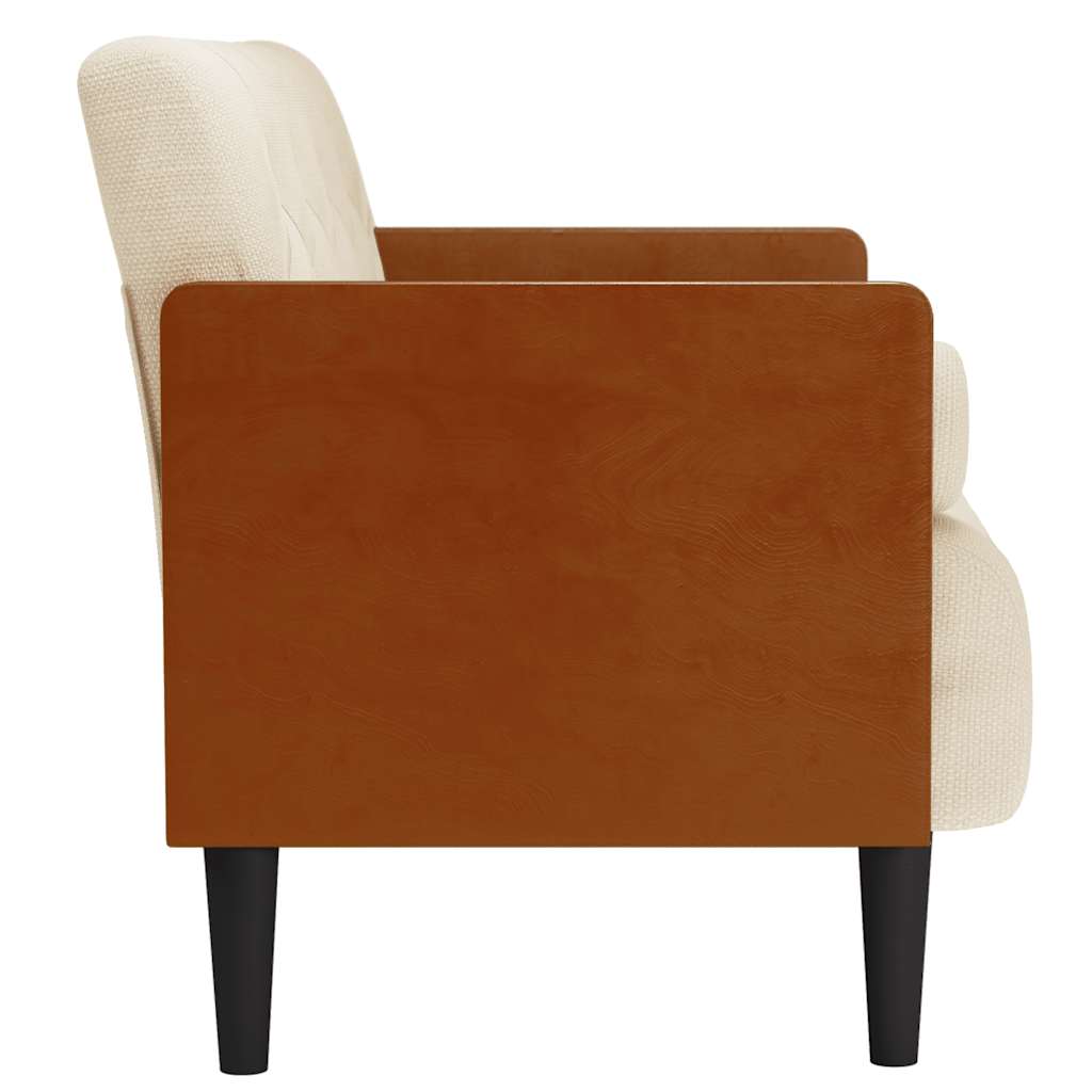 Divano Divanetto con Cuscini Bolster 110 cm Lino 4100606