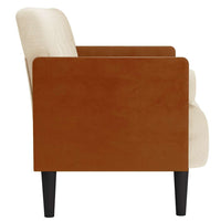 Divano Divanetto con Cuscini Bolster 110 cm Lino 4100606