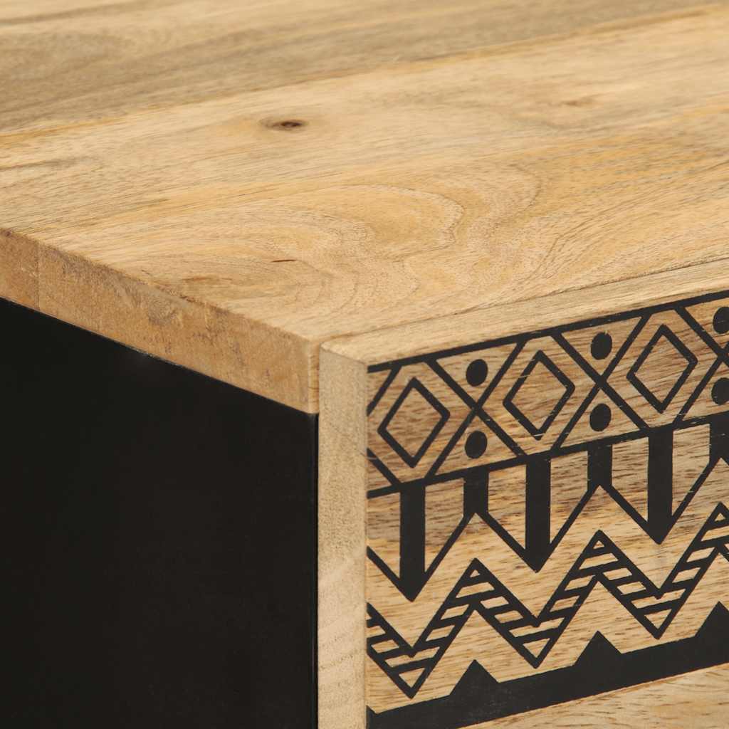 Credenza 60x33,5x75 cm in Legno Massello di Mango Grezzo 4018631