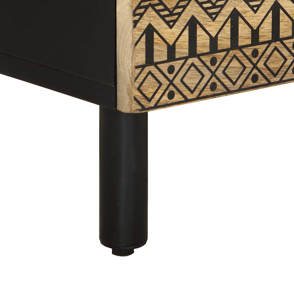 Credenza 60x33,5x75 cm in Legno Massello di Mango Grezzo 4018631