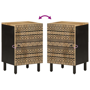 vidaXL Mobile da Bagno 38x33,5x58 cm in Legno Massello di Mango