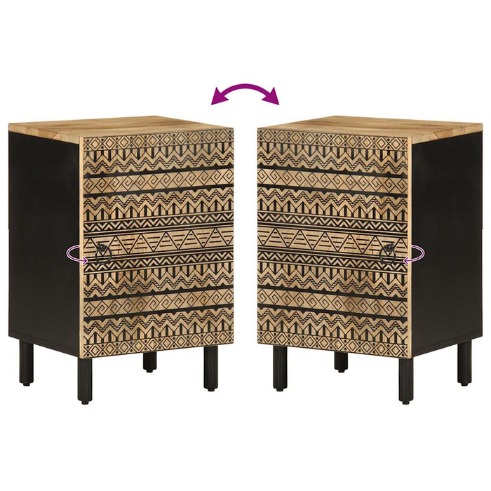 Mobile da Bagno 38x33,5x58 cm in Legno Massello di Mango 4018649