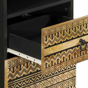 Mobile da Bagno 38x33,5x160 cm in Legno Massello di Mango 4018650