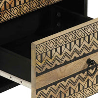 vidaXL Credenza 40x33,5x75 cm in Legno Massello di Mango Grezzo