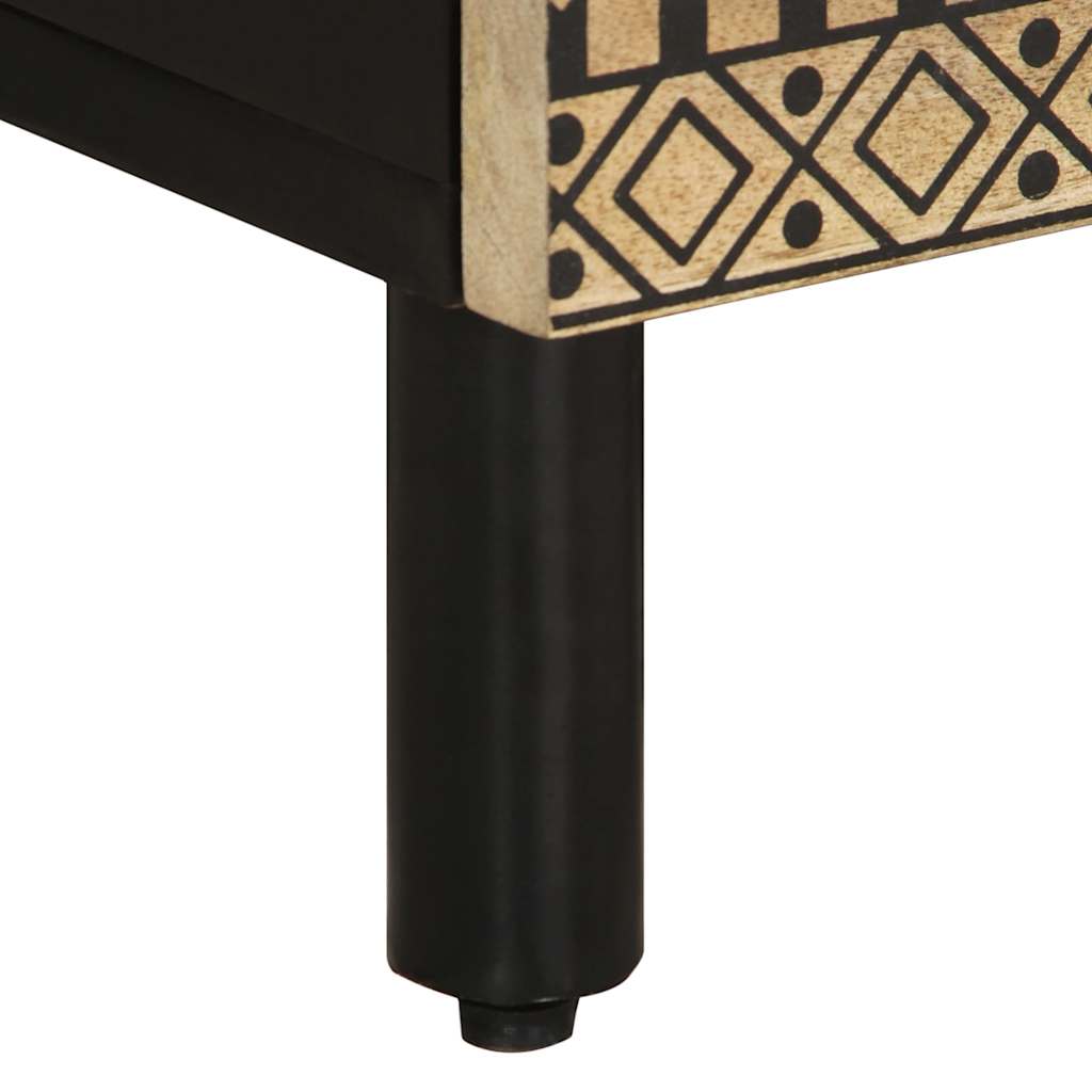 vidaXL Credenza 40x33,5x75 cm in Legno Massello di Mango Grezzo