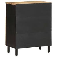 Credenza 60x33,5x75 cm in Legno Massello di Mango Grezzo