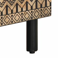 Credenza 60x33,5x75 cm in Legno Massello di Mango Grezzo