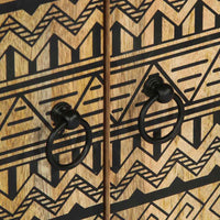 Credenza-Buffet-Armadio da cucina 60x33,5x75 cm in Legno Massello di Mango Grezzo 439724