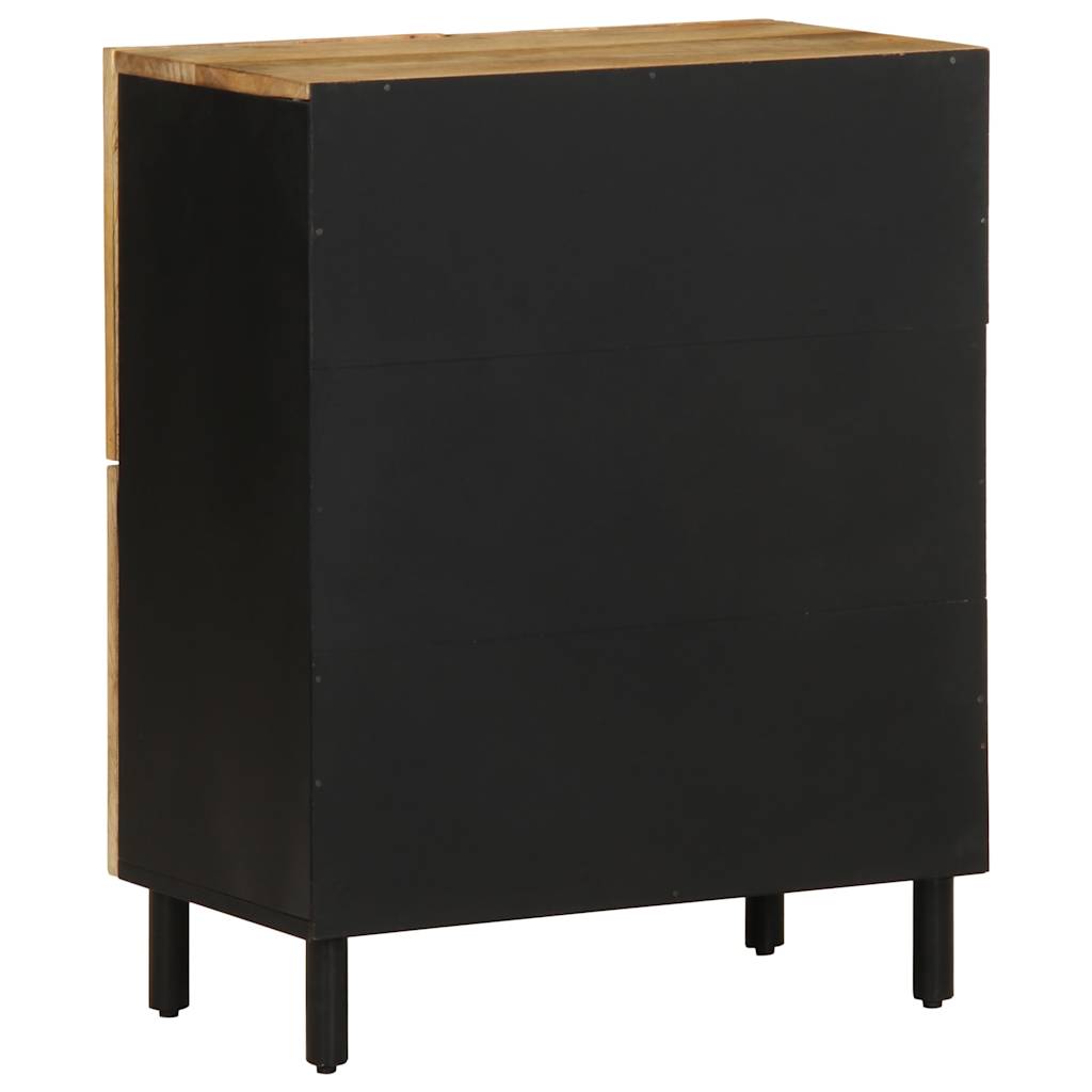 vidaXL Credenza 60x33,5x75 cm in Legno Massello di Mango Grezzo