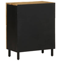 vidaXL Credenza 60x33,5x75 cm in Legno Massello di Mango Grezzo