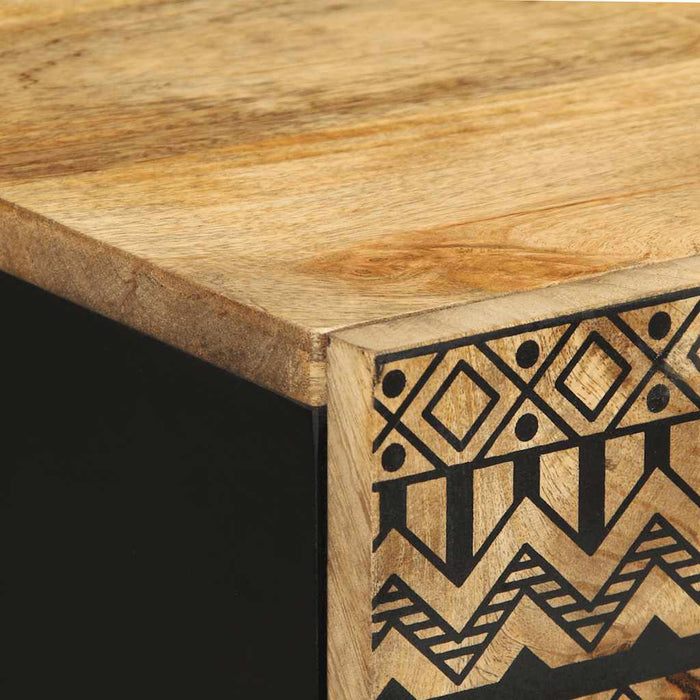 Credenza 60x33,5x75 cm in Legno Massello di Mango Grezzo 4018654