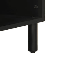 Credenza-Buffet-Armadio da cucina 80x33,5x75 cm in Legno Massello di Mango Grezzo