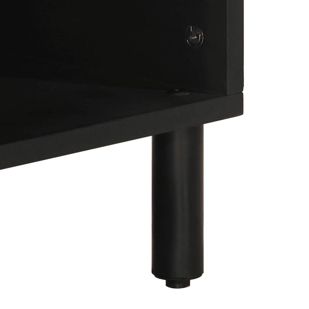 vidaXL Credenza 80x33,5x75 cm in Legno Massello di Mango Grezzo