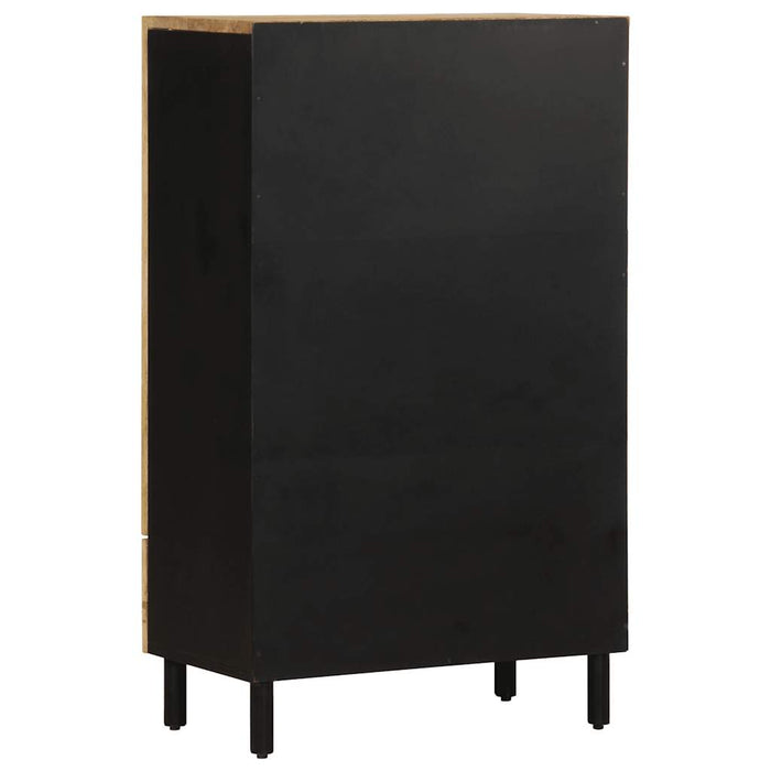 Credenza-Buffet-Armadio da cucina 60x33,5x100 cm in Legno Massello di Mango Grezzo