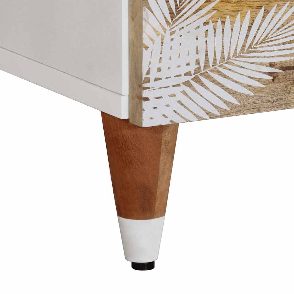 vidaXL Comodini 2pz 40x33,5x46 cm in Legno Massello di Mango