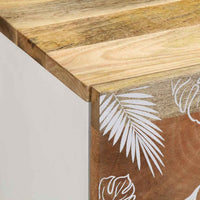 vidaXL Comodini 2pz 40x33,5x46 cm in Legno Massello di Mango