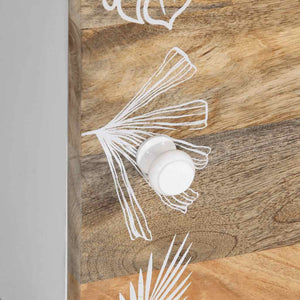 Tavolino da Salotto 80x50x40 cm Legno Massello di Mango 4018668