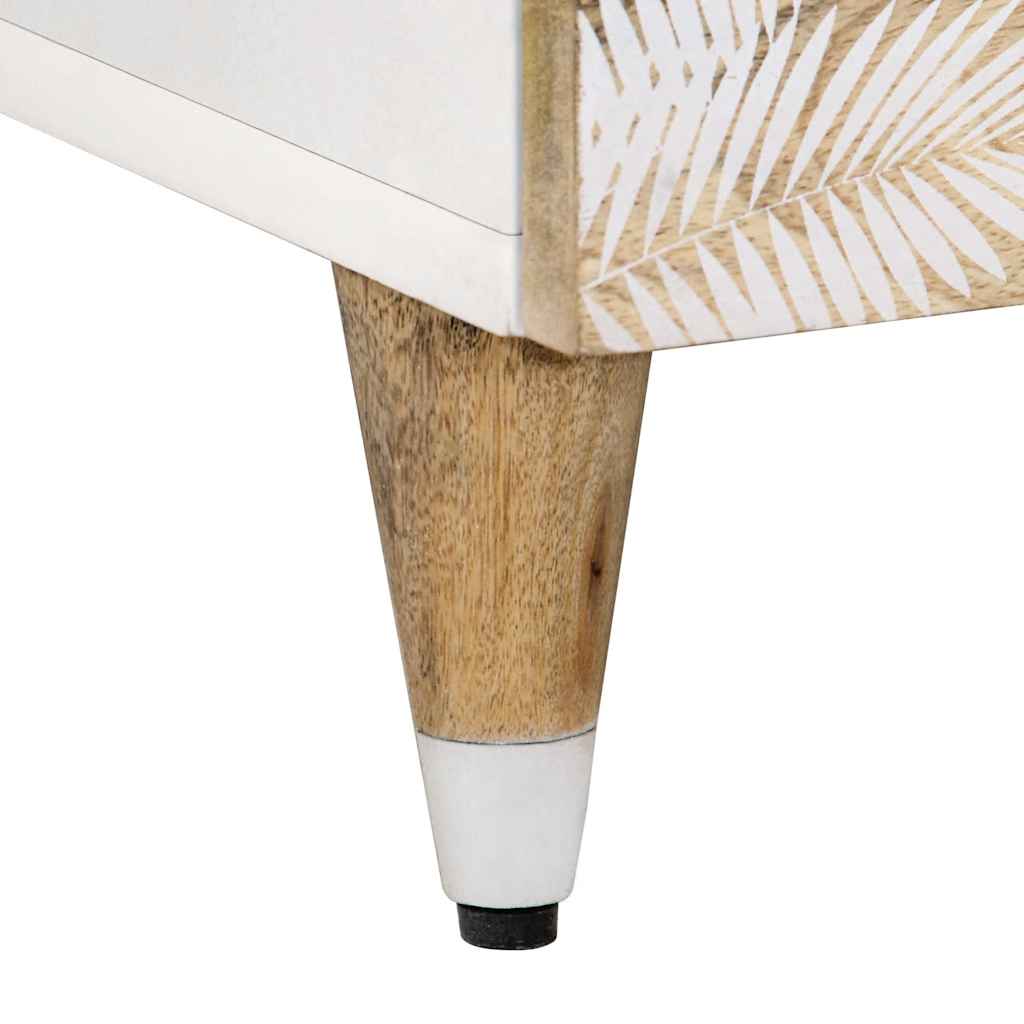 Tavolino da Salotto 80x54x40 cm in Legno Massello di Mango 4018677