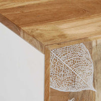 vidaXL Mobile Lavabo da Bagno 62x33x58cm in Legno Massello di Mango