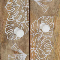 vidaXL Mobile Lavabo da Bagno 62x33x58cm in Legno Massello di Mango