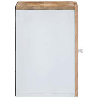 Mobile Pensile da Bagno 38x33,5x48 cm in Legno Massello Mango 4018684