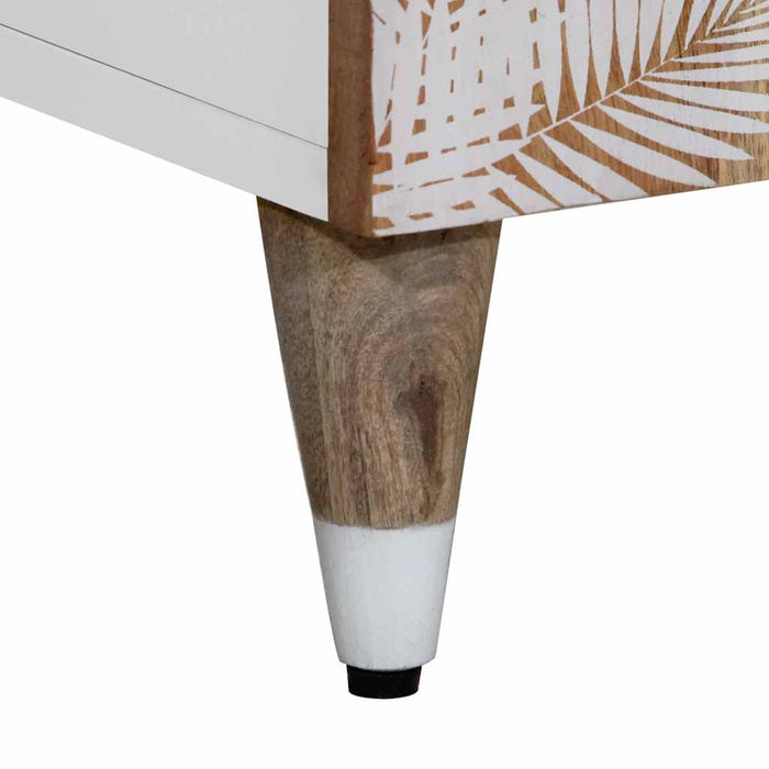 Mobile da Bagno 38x33,5x160 cm in Legno Massello di Mango 4018686